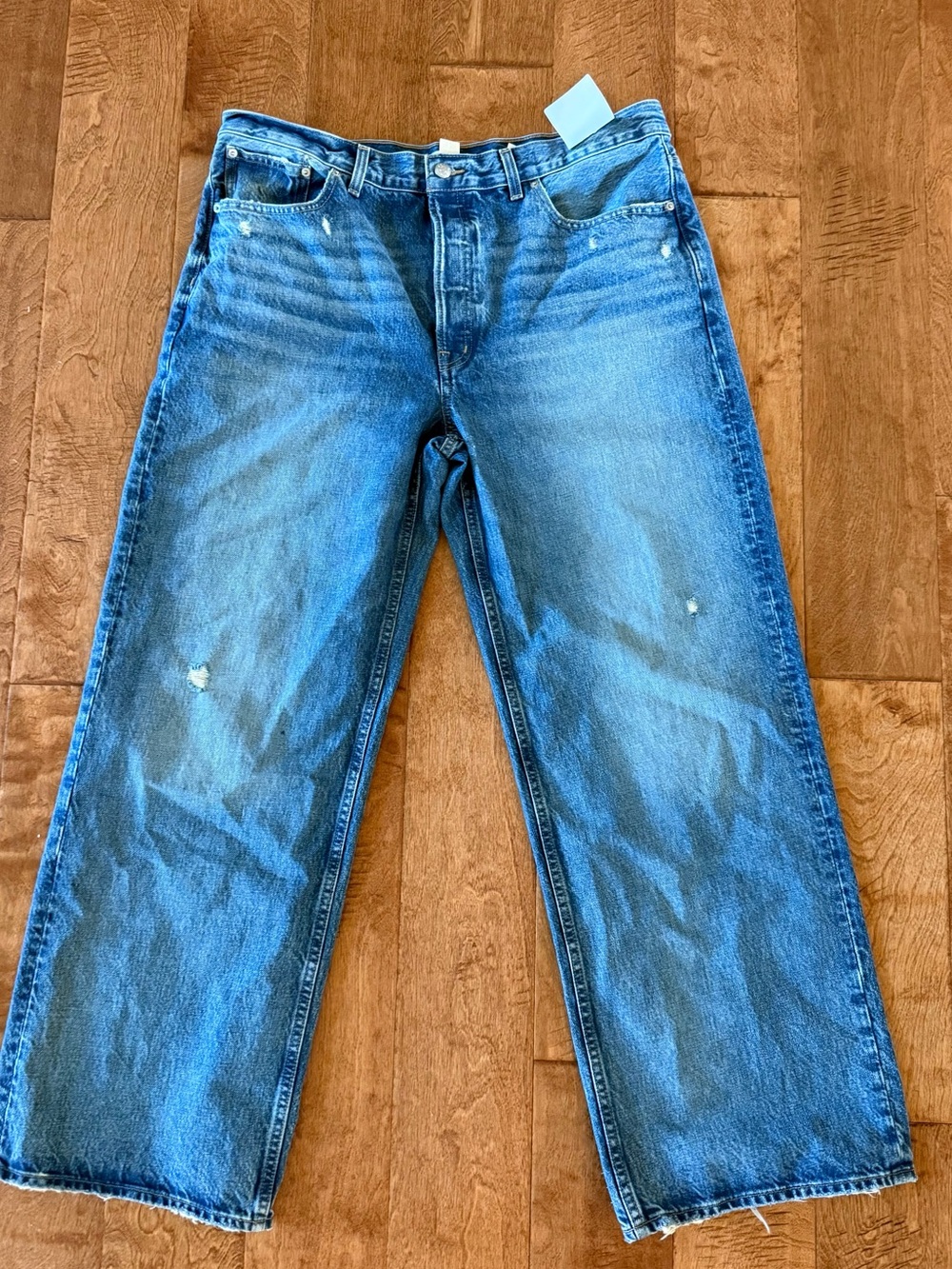 Classic Women’s Blue Denim Jeans - Casual Straight Fit